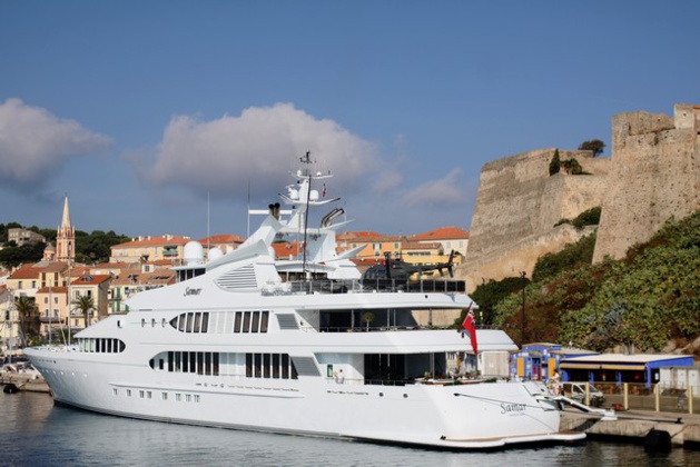 Calvi : Escale, remarquée, du "Samar", magnifique palace flottant de 77 m Calvi : Escale, remarquée, du "Samar", magnifique palace flottant de 77 m