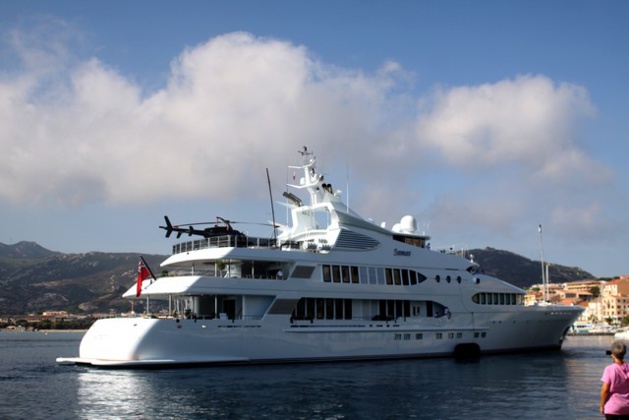 Calvi : Escale, remarquée, du "Samar", magnifique palace flottant de 77 m Calvi : Escale, remarquée, du "Samar", magnifique palace flottant de 77 m