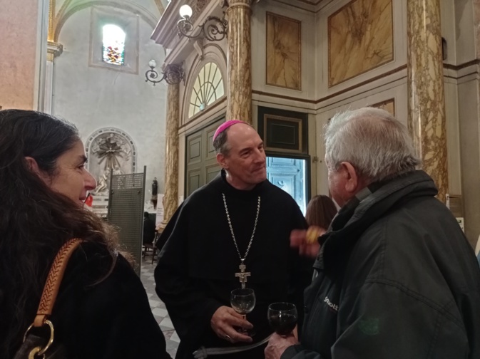 Bastia : L'évêque de Corse remercie les maires et célèbre la 
