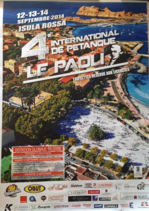 L'Ile-Rousse capitale de la pétanque du 12 au 14 Septembre L'Ile-Rousse capitale de la pétanque du 12 au 14 Septembre