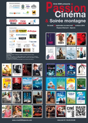 Ajaccio : "Passion Cinéma" et soirées montagnes à l’espace Diamant Ajaccio : "Passion Cinéma" et soirées montagnes à l’espace Diamant