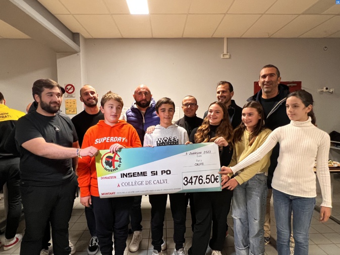 Inseme si pò donne 3476€ au collège de Calvi Inseme si pò donne 3476€ au collège de Calvi