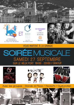 Bastia : Soirée musicale sur le Vieux-Port Bastia : Soirée musicale sur le Vieux-Port