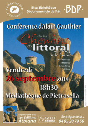 "Par les chemins du littoral corse" conférence ce vendredi à Pietrosella "Par les chemins du littoral corse" conférence ce vendredi à Pietrosella