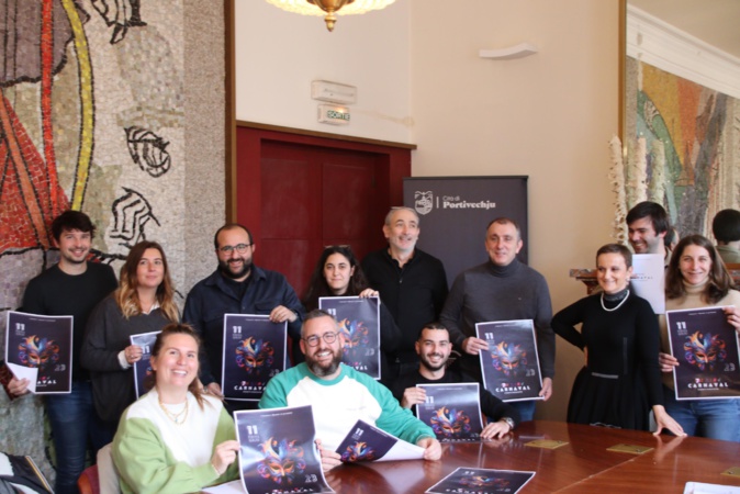 Les élus de Portivechju et les membres de l’associu I Baroni Les élus de Portivechju et les membres de l’associu I Baroni