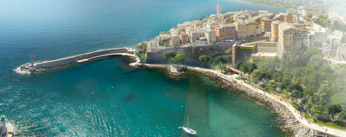 Une vue aérienne du Vieux-Port