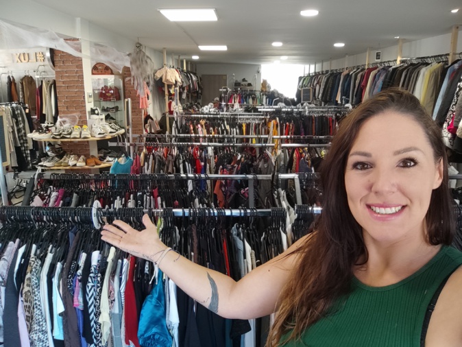 Aurélie Lucas a ouvert sa friperie en mars 2022 à Mezzavia (Photo : Influen's Vintage) Aurélie Lucas a ouvert sa friperie en mars 2022 à Mezzavia (Photo : Influen's Vintage)
