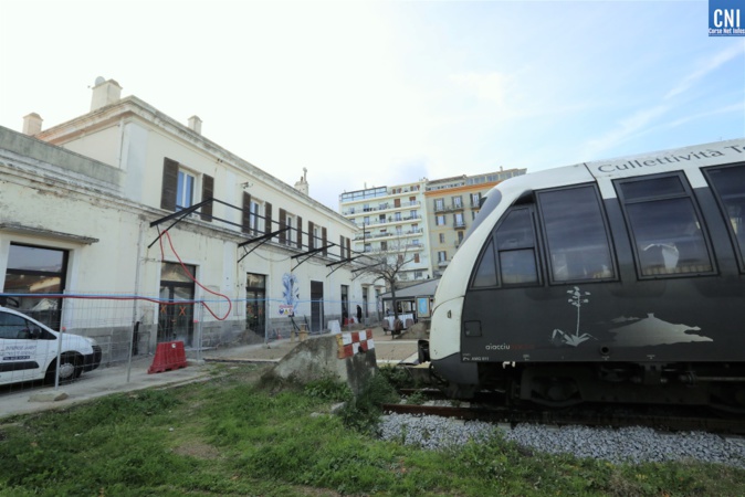 Ajaccio : la gare ferroviaire sera opérationnelle début avril Ajaccio : la gare ferroviaire sera opérationnelle début avril