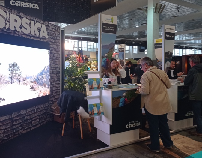 Le stand corse au Salon des Vacances de Bruxelles Le stand corse au Salon des Vacances de Bruxelles