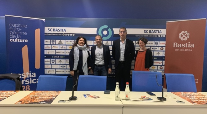 Le SC Bastia se met aux couleurs de l’association Bastia Corsica 2028