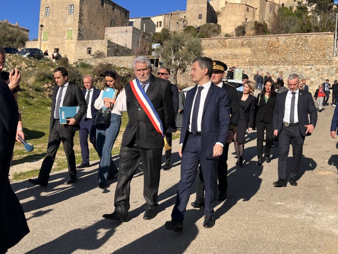 Retour en images sur la visite de Gérald Darmanin à Corbara Retour en images sur la visite de Gérald Darmanin à Corbara