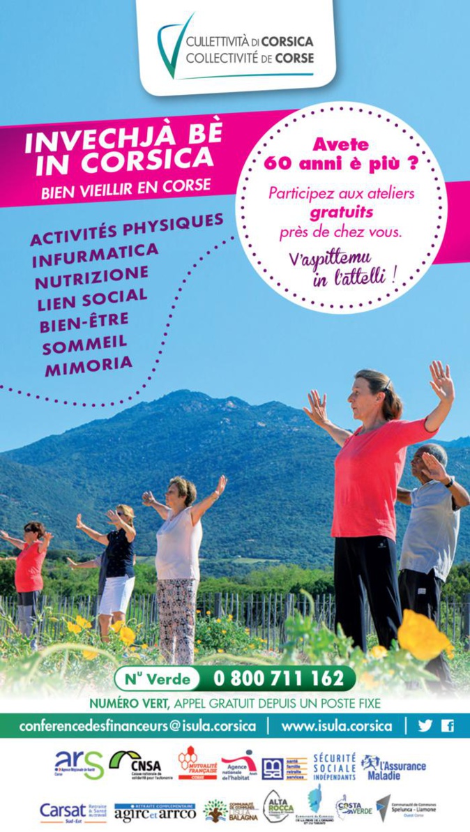 DOSSIER. Des actions pour permettre à chacun de bien vieillir en Corse DOSSIER. Des actions pour permettre à chacun de bien vieillir en Corse