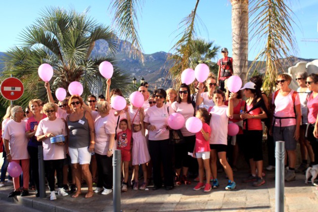 Record de participation à Calvi pour "La Marche Rose"