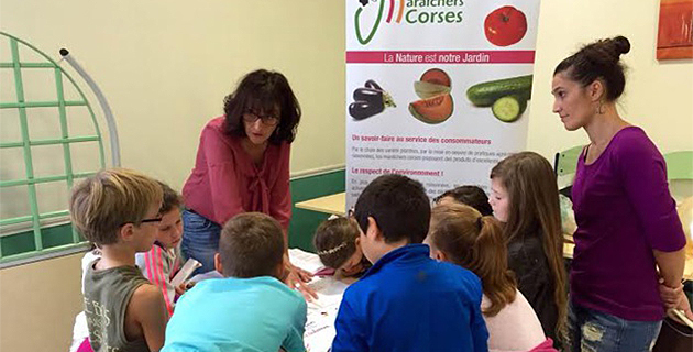 Les JA Corse-du-Sud à l’école de Bonifacio pour des ateliers dégustation et  découverte.