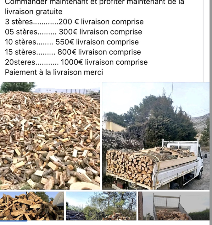 Pene in capu - Au large les arnaqueurs au bois de chauffage Pene in capu - Au large les arnaqueurs au bois de chauffage