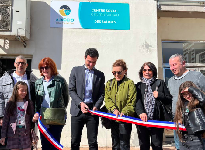 Alexandre Farina, premier adjoint au maire d'Ajaccio a inauguré la structure