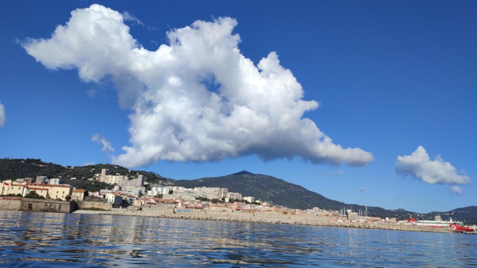 La photo du jour : un canard dans le ciel d'Ajaccio