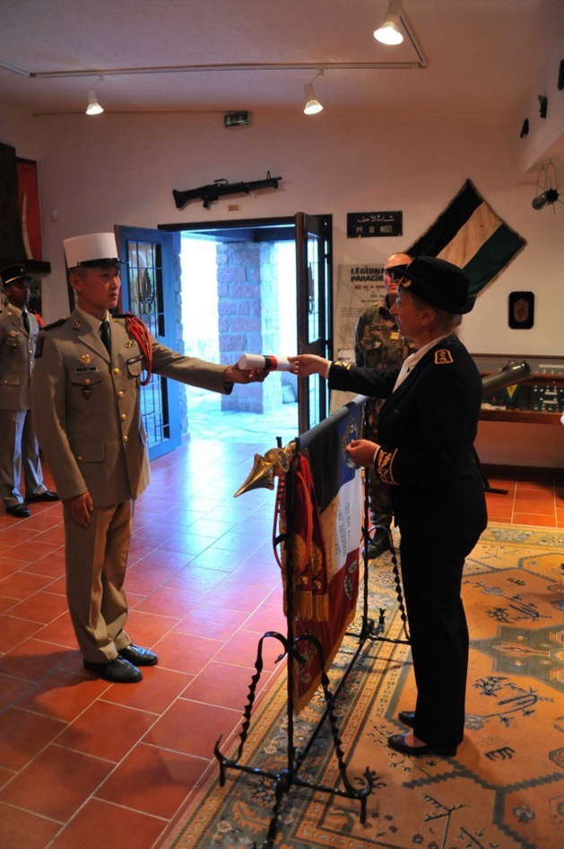 Anne Ballereau hôte du 2e REP de Calvi Anne Ballereau hôte du 2e REP de Calvi