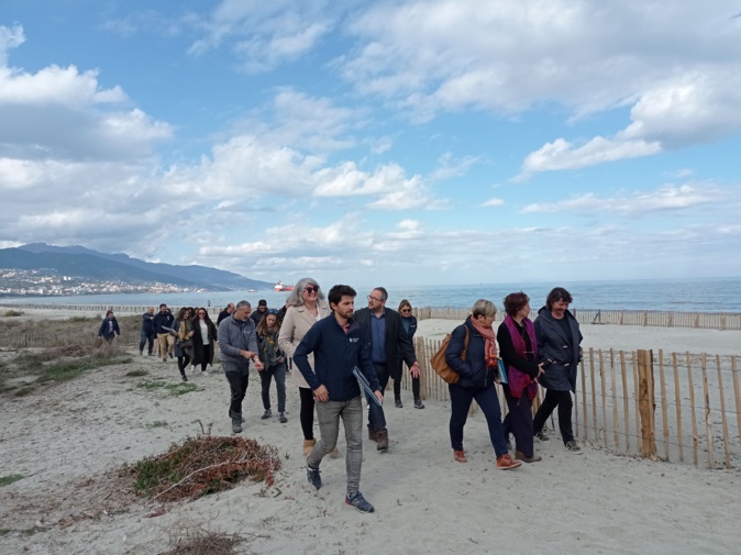 Furiani : la dune du site de Banda Bianca réhabilitée Furiani : la dune du site de Banda Bianca réhabilitée