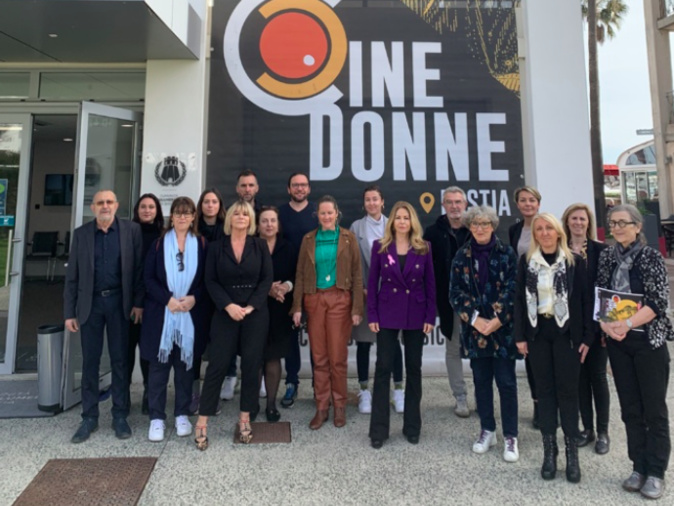 Organisateurs et partenaires ont présenté la 2ème édition de Cine donne Organisateurs et partenaires ont présenté la 2ème édition de Cine donne