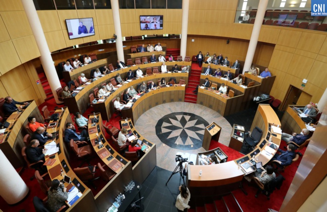 L'hémicycle de l'Assemblée de Corse. Photo Michel Luccioni. L'hémicycle de l'Assemblée de Corse. Photo Michel Luccioni.