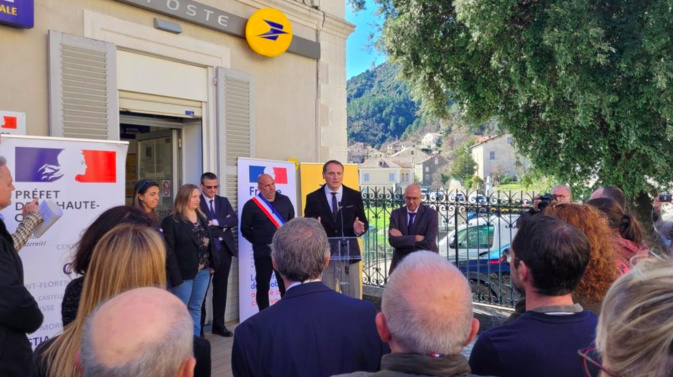 Le préfet de Haute Corse a inauguré la maison France Services de Venaco. Document CNI Le préfet de Haute Corse a inauguré la maison France Services de Venaco. Document CNI