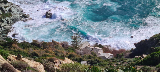 La tempête au belvédère d'Alisu (Morsiglia). Photo Gerard Audoin La tempête au belvédère d'Alisu (Morsiglia). Photo Gerard Audoin