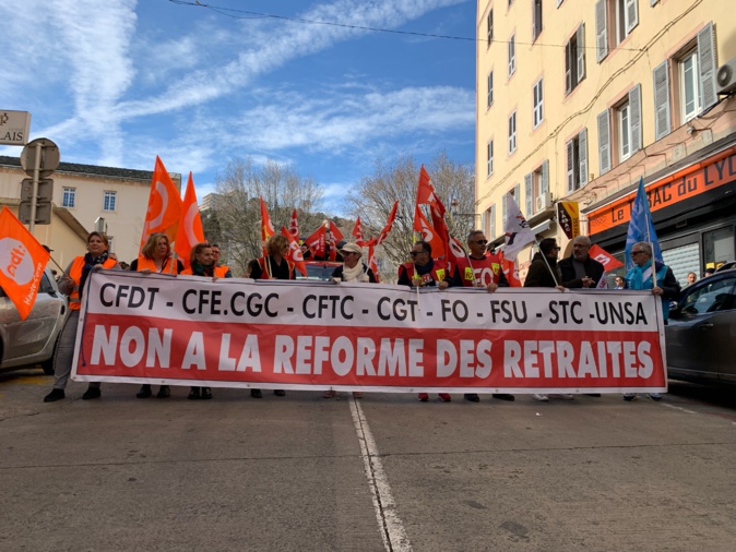 La manifestation de ce mercredi La manifestation de ce mercredi