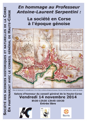 Bastia : La Société des Sciences rend hommage à Antoine-Laurent Serpentini Bastia : La Société des Sciences rend hommage à Antoine-Laurent Serpentini