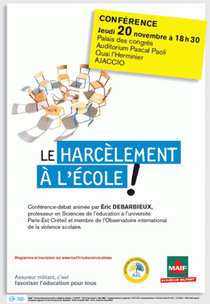 Ajaccio : "Harcèlement à l'école parlons-en !" Ajaccio : "Harcèlement à l'école parlons-en !"