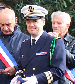 Le 11-Novembre à Santa-Maria di Lota avec une délégation du Charles-de-Gaulle