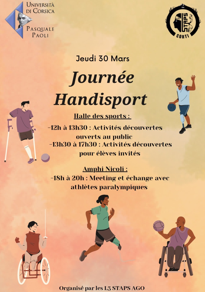 Corte : une journée de sensibilisation au sport handicap Corte : une journée de sensibilisation au sport handicap