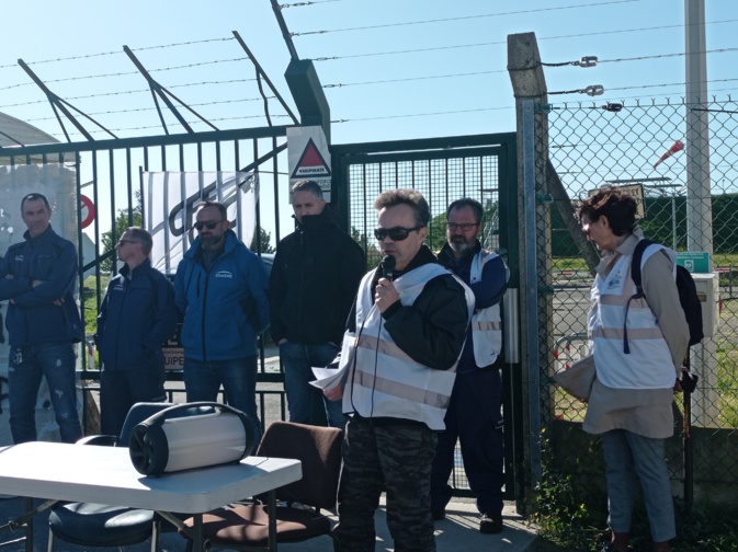 Philippe Grandju, délégué syndical. Philippe Grandju, délégué syndical.