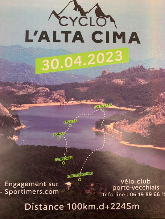 Porto-Vecchio : Le retour de la cyclosportive L'Alta Cima