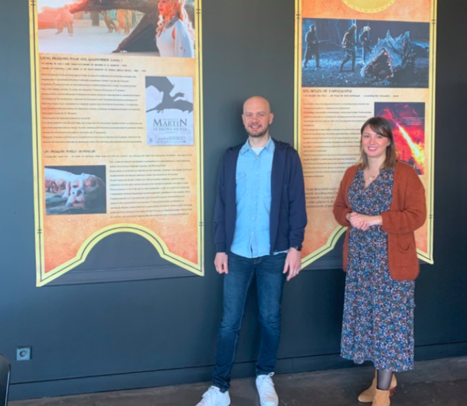 François-Xavier Leoncini et Jessica Pinna, un beau travail sur les dragons. François-Xavier Leoncini et Jessica Pinna, un beau travail sur les dragons.