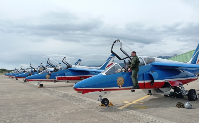 Corse : la Patrouille de France en stage à la base aérienne de Ventiseri-Solenzara Corse : la Patrouille de France en stage à la base aérienne de Ventiseri-Solenzara