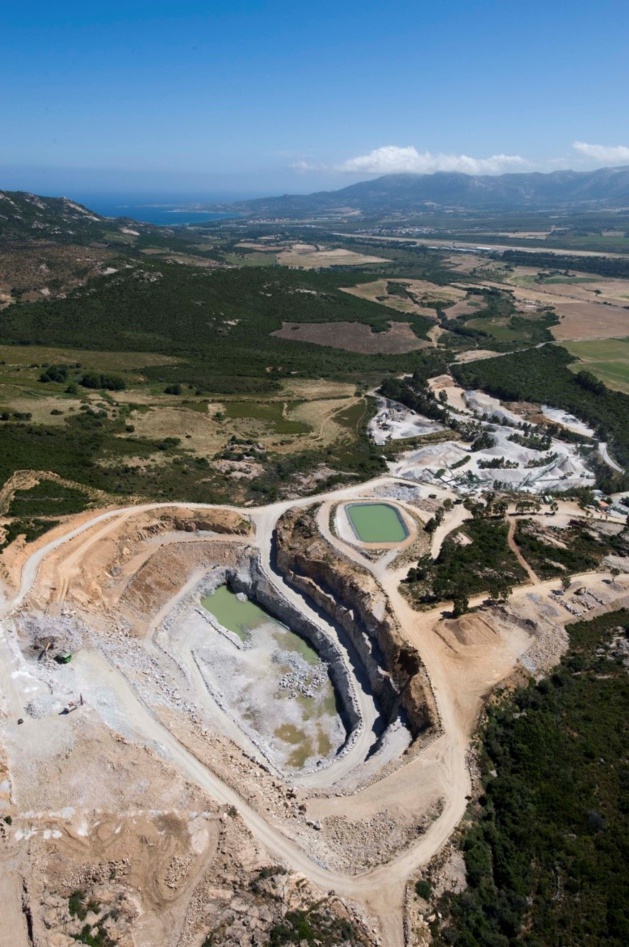 Des étudiants de l'Université de Corte visitent la Sablière de Balagne Des étudiants de l'Université de Corte visitent la Sablière de Balagne