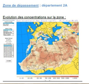 Les niveaux de pollution en particules fines ont été dépassés en Corse-du-Sud Les niveaux de pollution en particules fines ont été dépassés en Corse-du-Sud