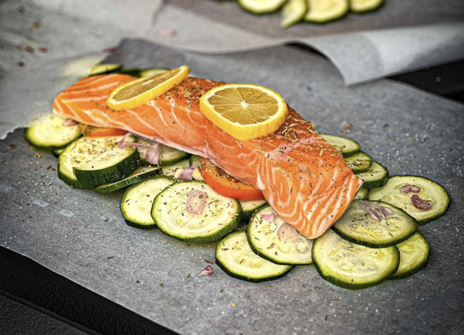 A table : Papillote de saumon et légumes avec #lapetitecuisinedemarie A table : Papillote de saumon et légumes avec #lapetitecuisinedemarie