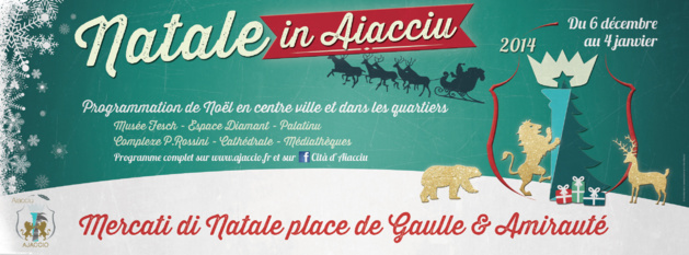 Le marché de Noël d’Ajaccio ouvre !