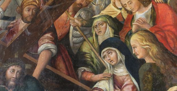 Le tableau « La montée au calvaire », conservé dans la très belle église de l’Immaculée Conception, rue Napoléon à Bastia.