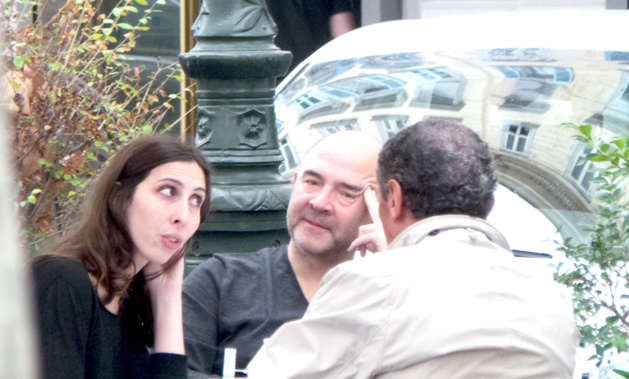 Pierre Moscovici : Un café à Bastia Pierre Moscovici : Un café à Bastia