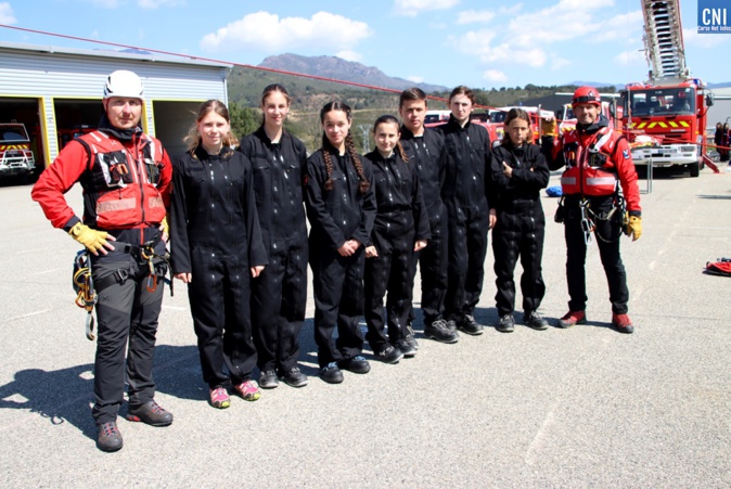 Les cadets de la sécurité civile de Haute-Corse achèvent leur préparation Les cadets de la sécurité civile de Haute-Corse achèvent leur préparation