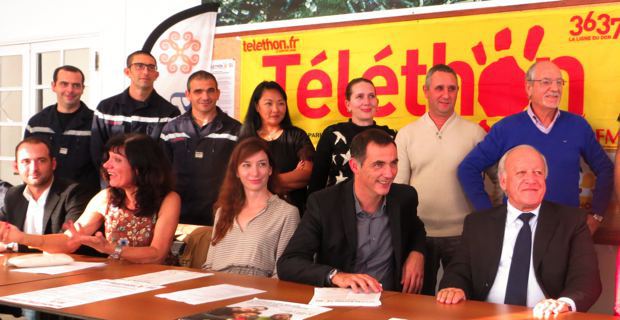 L'AFM-Téléthon, les élus bastiais et les partenaires.