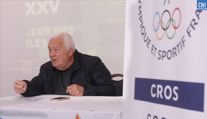 Pierre Santoni, président du comité régional olympique et sportif de Corse.(Photo : Michel Luccioni)