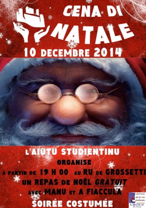 "Cena di Natale" costumée avec Aiutu Studientinu "Cena di Natale" costumée avec Aiutu Studientinu