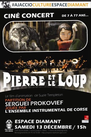 Ciné-concert : Pierre et le loup à l'Espace Diamant