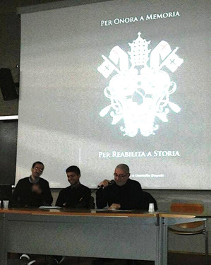 Guardia corsa papale à Rome avec étudiants et enseignants de l'université de Corse