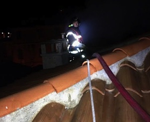 L'Ile-Rousse : Un immeuble évacué après un feu de cheminée L'Ile-Rousse : Un immeuble évacué après un feu de cheminée