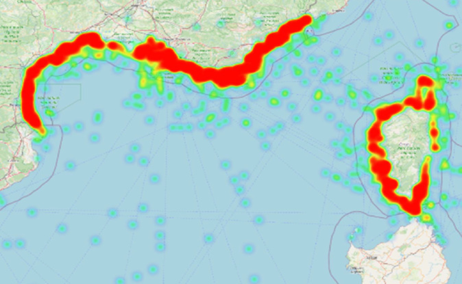 Une majorité d'intervention en zone côtière Une majorité d'intervention en zone côtière